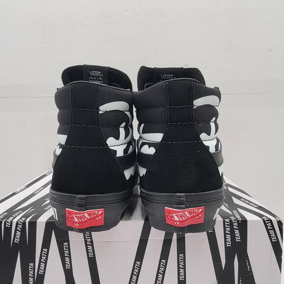 Vans Vault Patta Sk8-Hi Reissue VI Shoes Mens Size 5 Mean Eyed Cat Ltd Edition